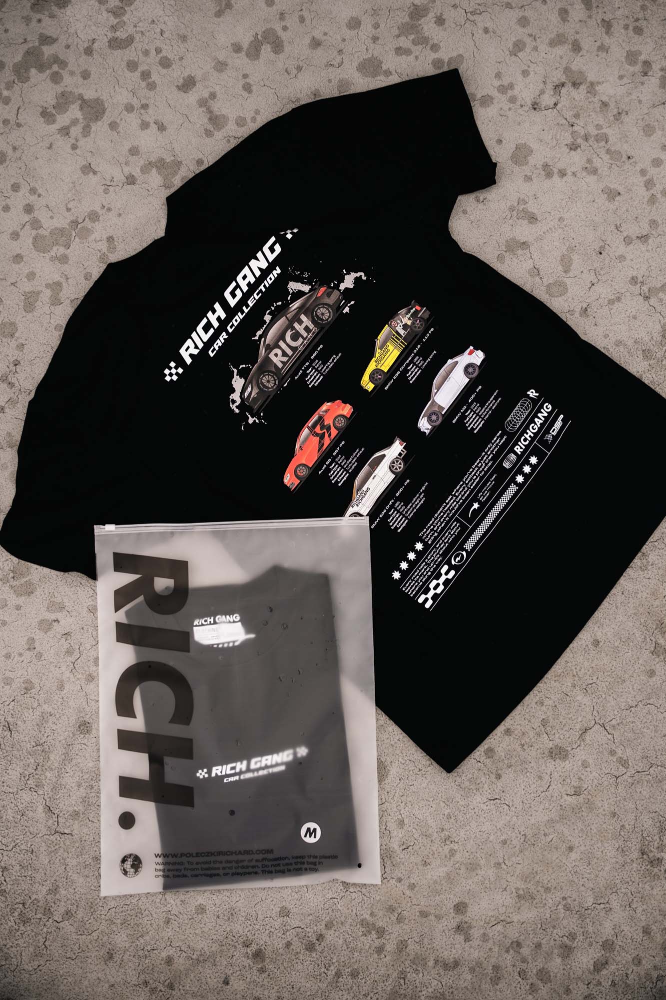 RICH GANG CAR COLLECTION T-SHIRT 2026